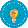 Lightbulb Blue